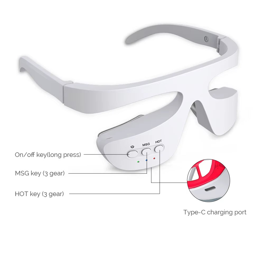 3D Eye Beauty Massager Fade Dark Circles Reduce Eye Wrinkles Relieve Eye Fatigue Eye Massage Device