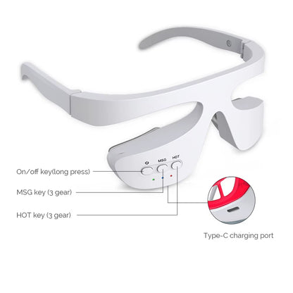 3D Eye Beauty Massager Fade Dark Circles Reduce Eye Wrinkles Relieve Eye Fatigue Eye Massage Device