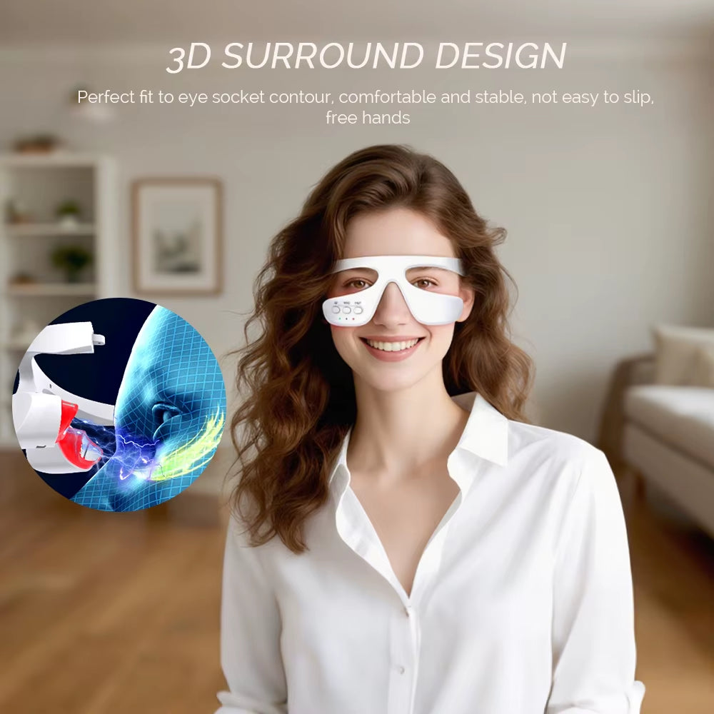 3D Eye Beauty Massager Fade Dark Circles Reduce Eye Wrinkles Relieve Eye Fatigue Eye Massage Device